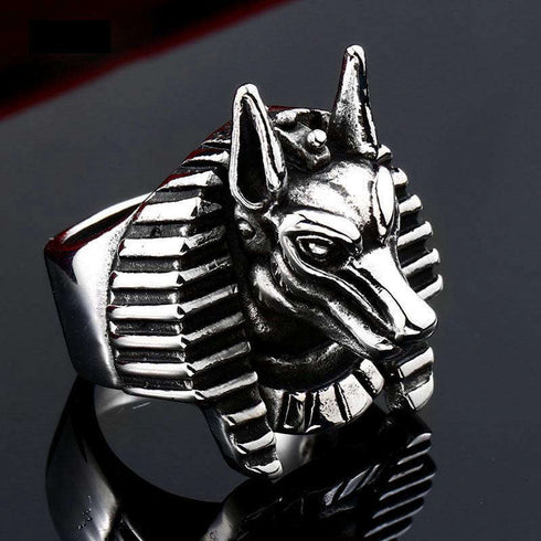 Bague Loup Pharaon (Acier)